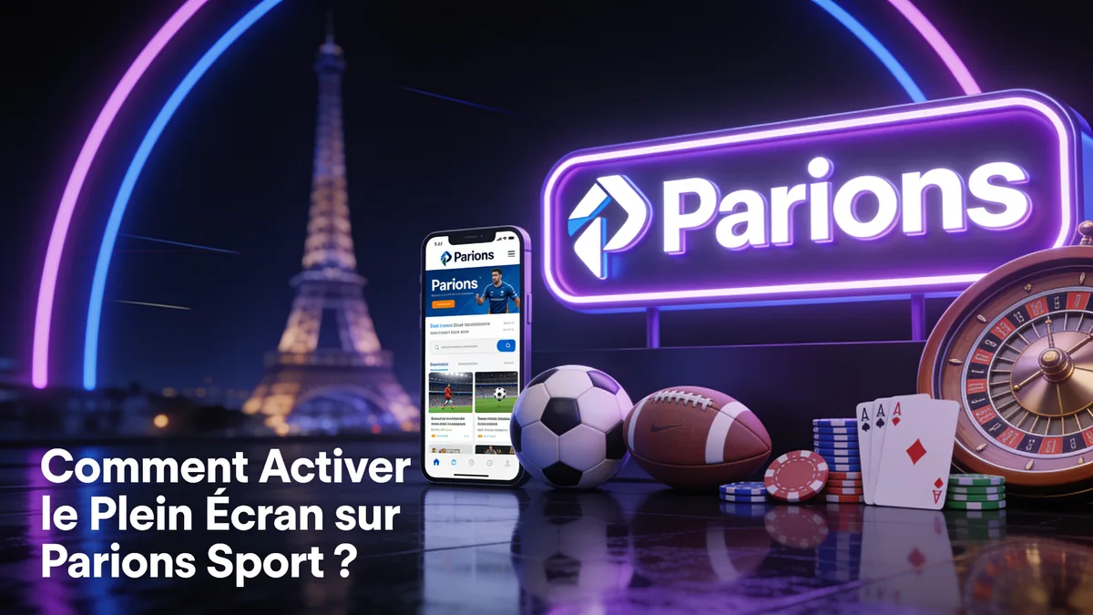 parions en France — Comment Activer le Plein Écran sur Parions Sport ?